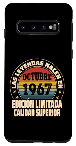 Consigue ahora Carcasa para Galaxy S10 Edición Limitada Octubre 1967 - Cumpleaños 57 Años Top BlackFriday Precio 2024 | regaloscumple.com