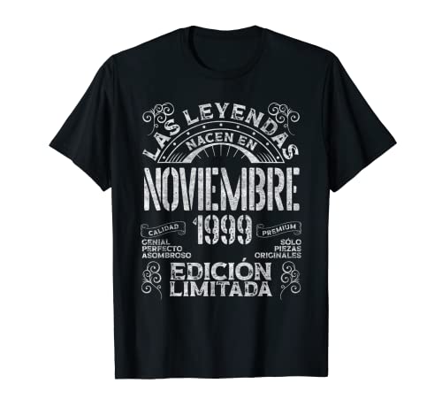 Consigue ahora Las Leyendas Ideas para regalar Nacen En Noviembre 1999 24 Años Cumpleaños Camiseta Top Precio 2024 | regaloscumple.com