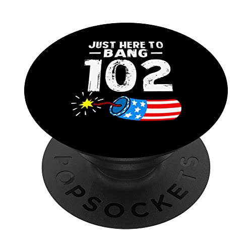 Consigue ahora Bombero con Just Here to Bang - 102 cumpleaños Cumpleaños PopSockets PopGrip Intercambiable Ofertas 2025 | regaloscumple.com