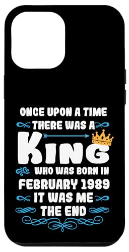 Comprar Carcasa para iPhone 14 Plus Érase una vez un Ideas para regalar rey Febrero 1989 Cumpleaños Top Precio 2024 | regaloscumple.com
