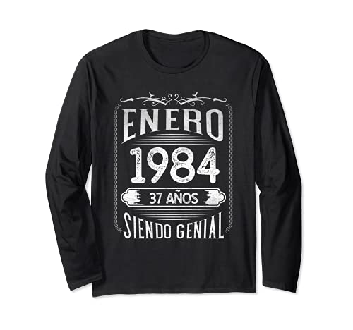 Consigue ahora Nacido En Enero 1984 - 37 Ideas para regalar años Regalo Cumpleaños Hombre Manga Larga Ofertas 2024 | regaloscumple.com