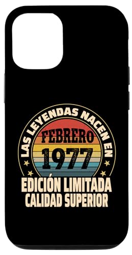 Consigue ahora Carcasa para iPhone 13 Edición Limitada Febrero 1977 - Cumpleaños 47 Cumpleaños Años Ofertas 2024 | regaloscumple.com