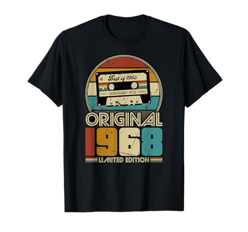 Consigue ahora 1968 vintage cumpleaños retro edición limitada hombres mujeres regalo Camiseta Cumpleaños Top Precio 2024 | regaloscumple.com