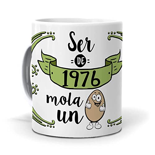 Comprar Mundohuevo BlackFriday Taza Ser 1976 mola un huevo Rebajas 2024 | regaloscumple.com