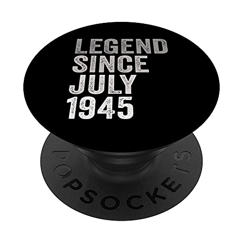 Comprar Leyenda Desde Julio De 1945 Año Navidad Nacimiento Cumpleaños PopSockets PopGrip Intercambiable Rebajas 2024 | regaloscumple.com