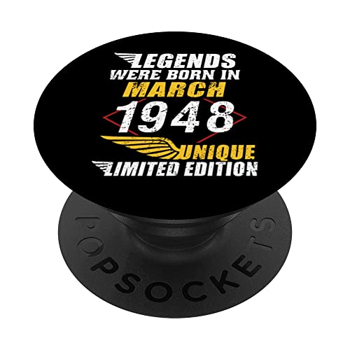 Oferta Cumpleaños 1948 Limitada March PopSockets Intercambiable