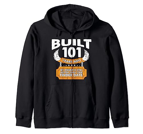 Comprar Motor más caliente que la fecha - 101 años 101 BlackFriday cumpleaños Sudadera con Capucha Top Precio 2024 | regaloscumple.com