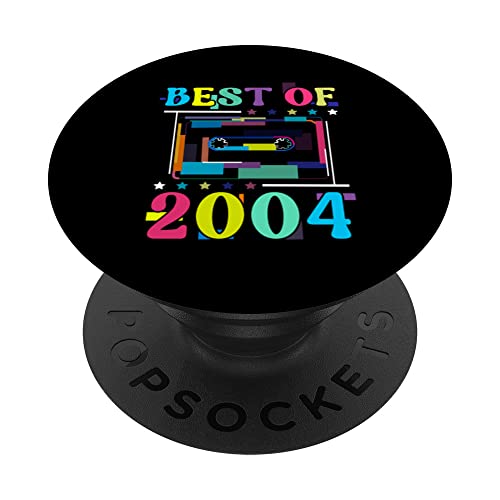 Comprar Lo mejor BlackFriday 2004 cumpleaños retro año nacimiento cinta casete vintage PopSockets PopGrip Intercambiable Ofertas 2024 | regaloscumple.com
