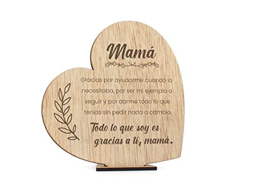 Oferta CONTRAXT regalo la madera. original cumpleaños, regalar una Felicitacion día madre.
