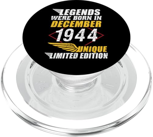 Comprar Cumpleaños Diciembre 1944 Edición Limitada Regalo Vintage PopSockets PopGrip para MagSafe Navidad Top Precio 2024 | regaloscumple.com