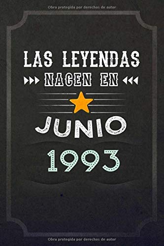 Consigue ahora Las leyendas nacen en Junio 1993: REGALO DE CUMPLEAÑOS Ideas para regalar NACIDOS EN LOS AÑOS 1993 Regalos Creativos Cuaderno forrado Diario 15.24 x 22.86 cm CUADERNO ... CUADERNO DE NOTAS REGALOS PERSONALIZADOS Rebajas 2024 | regaloscumple.com