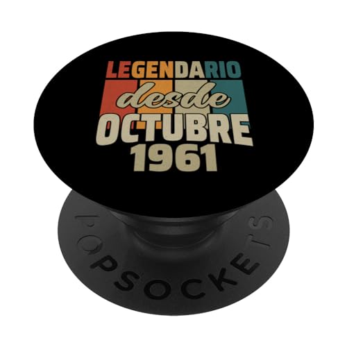 Comprar Legendario Desde Octubre 1961 - Cumpleaños 63 Años PopSockets PopGrip Intercambiable Catálogo Ofertas 2024 | regaloscumple.com