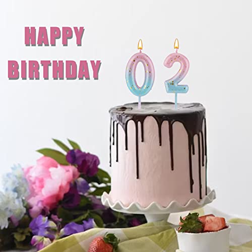 Ofertas Letras Números Velas con Rosa Azul Velas con Numéricas Cumpleaños (2)