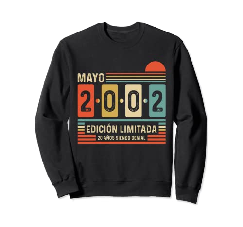 Consigue ahora 20 Años Mayo Ideas para regalar 2002 Leyenda Regalo 20 Cumpleaños Sudadera Ofertas 2024 | regaloscumple.com