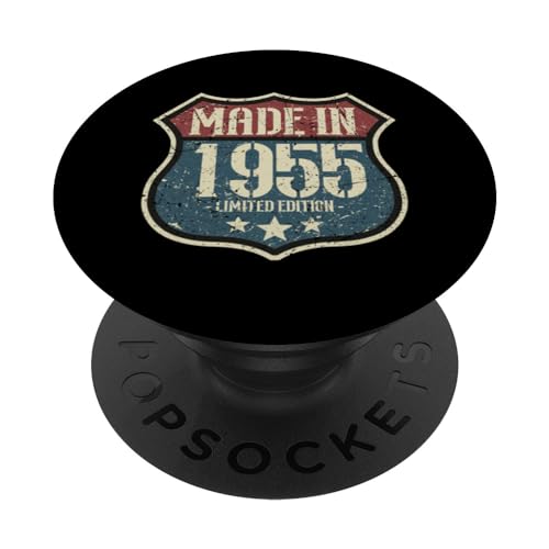 Comprar 1955 Vintage Cumpleaños Regalos Retro Edición Limitada Hombres Mujer PopSockets PopGrip Intercambiable Ofertas 2025 | regaloscumple.com