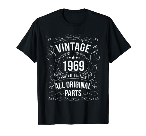 Comprar Vintage 1969 Edición Limitada Navidad Cumpleaños Vintage Legends Camiseta Top Precio 2023 | regaloscumple.com
