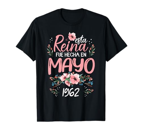 Consigue ahora Hecha En Mayo 1962 Mujer Regalo Catálogo 61 Años Cumpleaños Camiseta Top Precio 2023 | regaloscumple.com