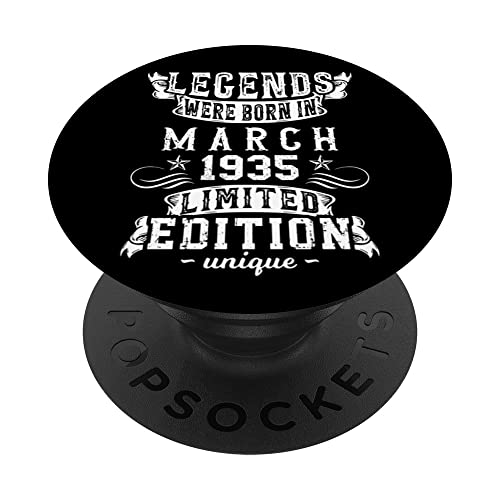 Comprar Cumpleaños Marzo 1935 Edición Limitada Regalo March Promoción 1935 PopSockets PopGrip Intercambiable Rebajas 2024 | regaloscumple.com