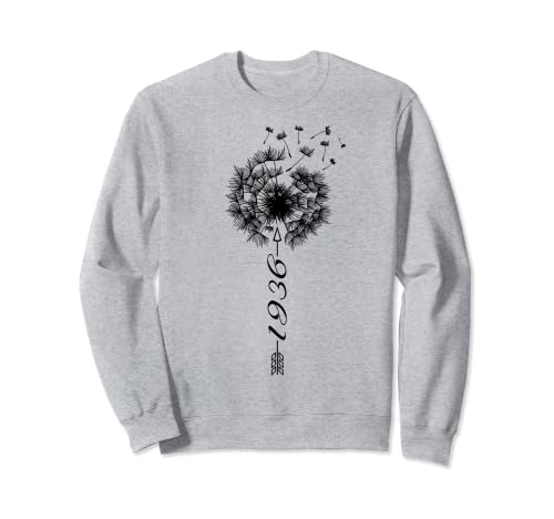 Consigue ahora Solo cumpleaños 1936 Regalo diente BlackFriday flower león Dandelion Sudadera Rebajas 2024 | regaloscumple.com