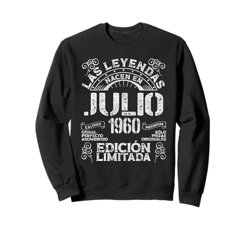 Consigue ahora Las Leyendas Nacen En Julio 1960 64 Años Cumpleaños Cumpleaños Sudadera Ofertas 2024 | regaloscumple.com
