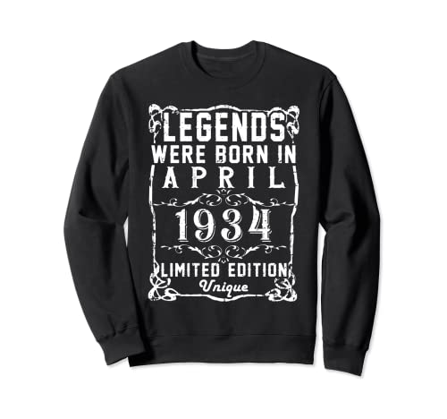 Consigue ahora Cumpleaños Abril 1934 Edición Limitada Regalo April Sudadera Regalos Top Precio 2024 | regaloscumple.com