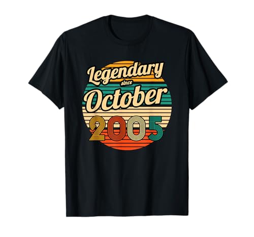 Comprar Legendario desde septiembre 2005 19 BlackFriday cumpleaños Hombres Camiseta Rebajas 2024 | regaloscumple.com