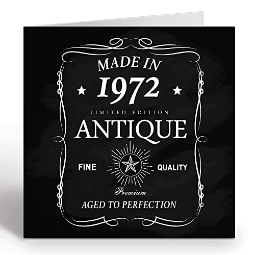 Comprar Giggle Greetings™ Tarjetas cumpleaños divertidas para hombres y mujeres Ideas para regalar Tarjeta cumpleaños antigua 1972 Tarjeta cumpleaños 70 cumpleaños para papá hijo hombre por Giggle Greetings™ Top Precio 2024 | regaloscumple.com