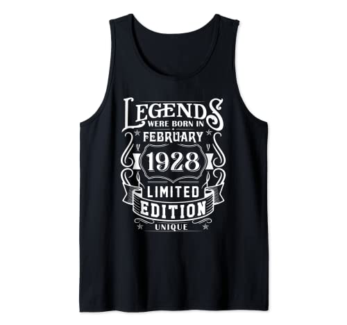 Comprar Cumpleaños Febrero 1928 Edición Limitada Regalo February Camiseta sin Catálogo Mangas Ofertas 2024 | regaloscumple.com