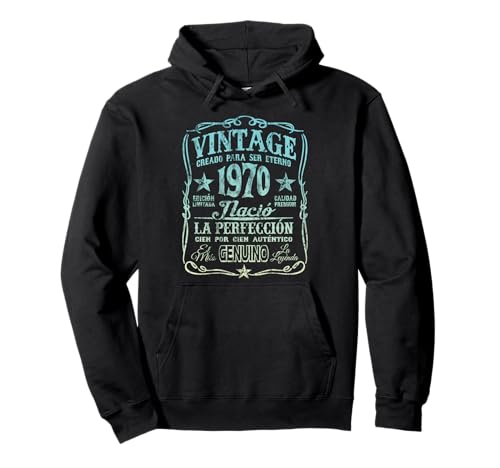 Consigue ahora Vintage 1970 Classic 54 Cumpleaños Cumpleaños Edición Limitada Sudadera con Capucha Ofertas 2024 | regaloscumple.com