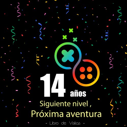 Consigue ahora Libro Visitas 14 Cumpleaños: felicitaciones y fotos los invitados | fiesta cumpleaños 14 años | para hombres y mujeres | Gamer Catálogo Rebajas 2025 | regaloscumple.com