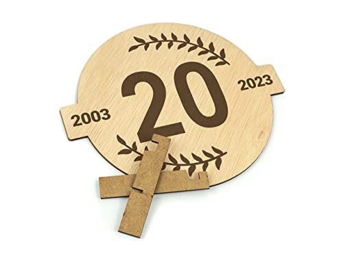 Mejores precios Tarjeta 20 aniversario. felicitacion cumpleaños original feliz chicas chicos Joven años amiga