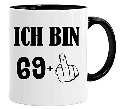 Comprar Acen Merchandise Taza cumpleaños con Ideas para regalar texto divertido y gato con Stinkefinger – Ich Bin 69+ – Taza como regalo divertido/regalos divertidos y originales/taza té y café Ofertas 2025 | regaloscumple.com