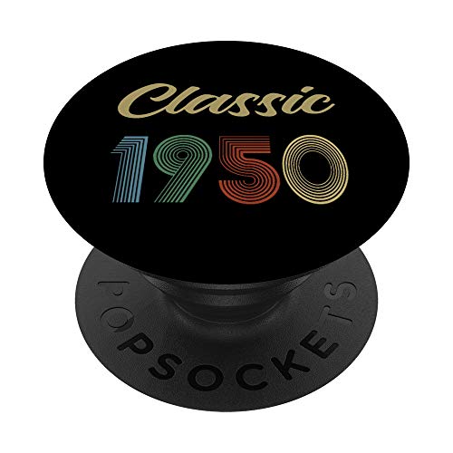 Comprar 1950 cumpleaños Navidad año PopSockets PopGrip: Agarre intercambiable para Teléfonos y Tabletas Ofertas 2024 | regaloscumple.com
