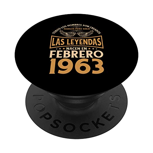 Comprar Cumpleaños Hombre Promoción Regalos Las Leyendas Febrero 1963 PopSockets PopGrip Intercambiable Rebajas 2024 | regaloscumple.com