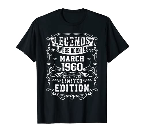 Oferta Cumpleaños 1960 Limitada March Camiseta