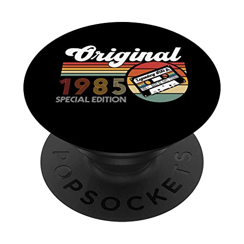 Consigue ahora Retro cumpleaños mujeres hombres año BlackFriday nacimiento año 1985 PopSockets PopGrip Intercambiable Rebajas 2025 | regaloscumple.com