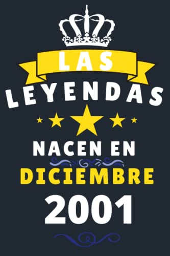 Comprar Las leyendas Nacen En Diciembre 2001: Cuaderno notas Cumpleaños cumpleaños 19 años para mujer hombre Diario para regalo cumpleaños ideal para abuelos padres madres Ofertas 2024 | regaloscumple.com