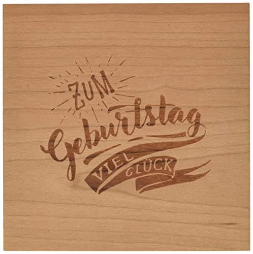 Comprar Holzgrusskarten Tarjeta cumpleaños original 100% fabricada en Austria hecha madera cerezo adecuada como tarjeta cumpleaños regalo cumpleaños regalo cumpleaños y mucho más. Regalos Ofertas 2025 | regaloscumple.com