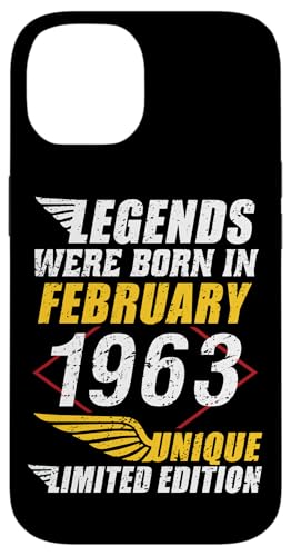 Consigue ahora Carcasa para iPhone 14 Cumpleaños Febrero 1963 Edición Limitada Regalo February BlackFriday Ofertas 2025 | regaloscumple.com