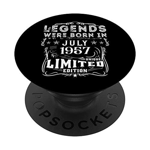 Consigue ahora Cumpleaños Julio Navidad 1957 Edición Limitada Regalo Legend July PopSockets PopGrip Intercambiable Top Precio 2024 | regaloscumple.com