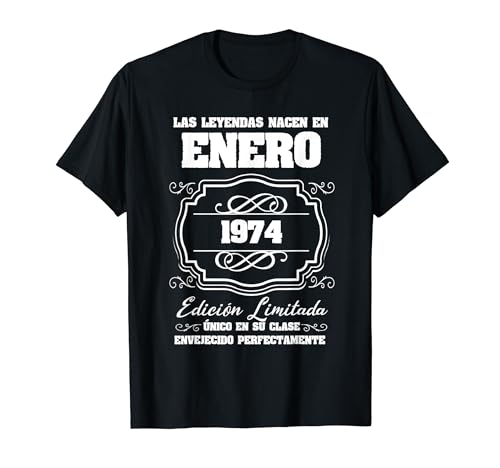 Oferta Las nacen Enero 50 Camiseta