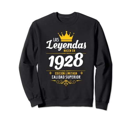 Consigue ahora Leyendas 1928 Años BlackFriday Cumpleaños Hombre Mujer Nacen En 1928 Sudadera Rebajas 2024 | regaloscumple.com