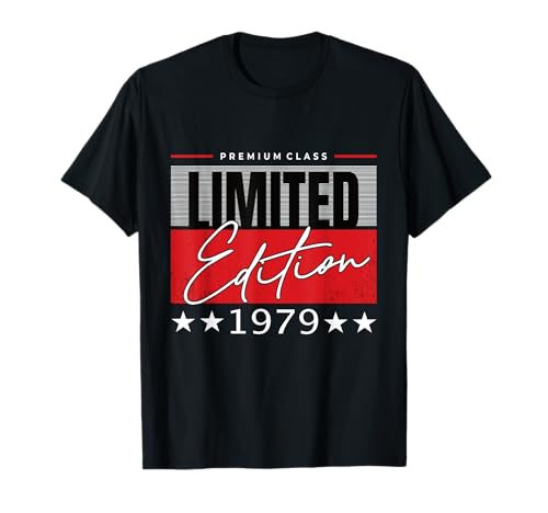 Comprar Edición Ideas para regalar Limitada 1979 Cumpleaños 1979 Año 1979 Nacido Camiseta Rebajas 2025 | regaloscumple.com