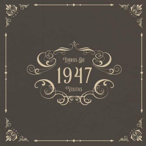 Comprar 1947 Libros Visitas: Libros visitas para fiestas cumpleaños estilo vintage para que la familia y los Promoción amigos inserten saludos y mensajes | 100 páginas Top Precio 2024 | regaloscumple.com
