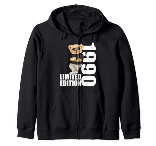 Consigue ahora Edición Limitada 1990 Osos Cumpleaños Cumpleaños 1990 Vintage 1990 Sudadera con Capucha Ofertas 2024 | regaloscumple.com