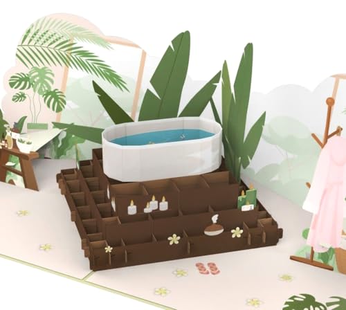 Consigue ahora MOKIO® Tarjeta Pop-Up – Bienestar – Tarjeta regalo 3D para un cumpleaños o como tarjeta felicitación emergente para wellness masajes sauna Cumpleaños spa belleza o cosmética Top Precio 2025 | regaloscumple.com