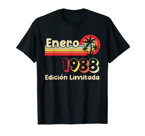 Oferta Hombre Años 1988 35 Edición Camiseta
