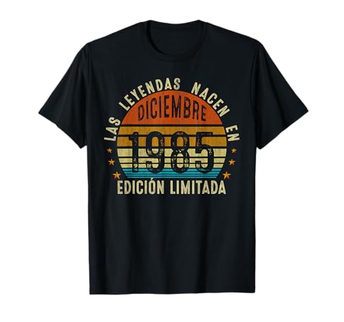 Consigue ahora BlackFriday 38 años Cumpleaños Hombre Regalo Diciembre 1985 Camiseta Ofertas 2024 | regaloscumple.com