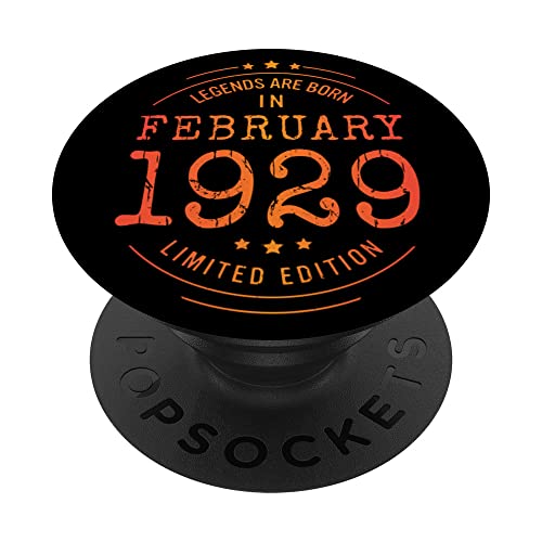 Consigue ahora Cumpleaños Febrero Navidad 1929 Edición Limitada Regalo February PopSockets PopGrip Intercambiable Ofertas 2024 | regaloscumple.com