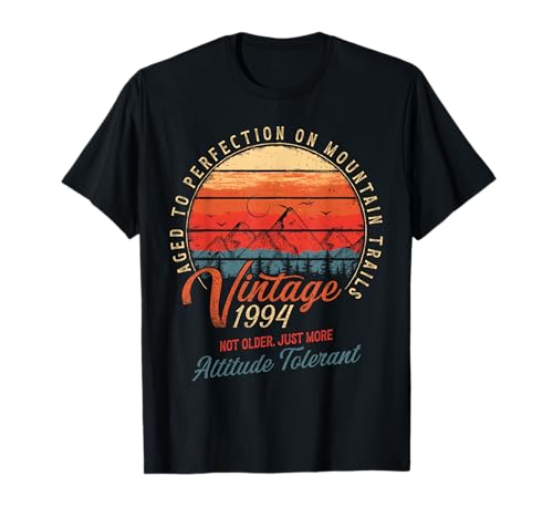 Consigue Regalos ahora Vintage 1994 Retro Nature Lover Hiker Birthday Hiking Camiseta Ofertas 2025 | regaloscumple.com